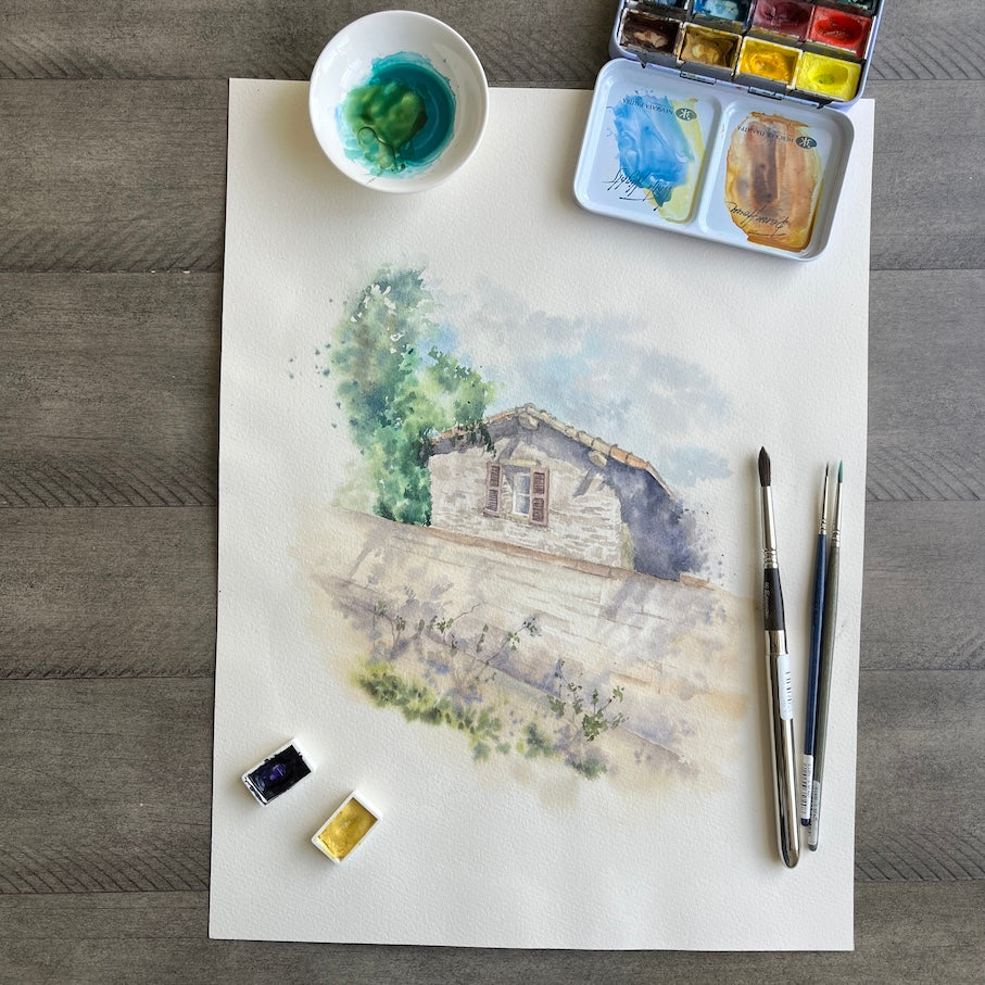 House Behind the Wall | Original Artwork