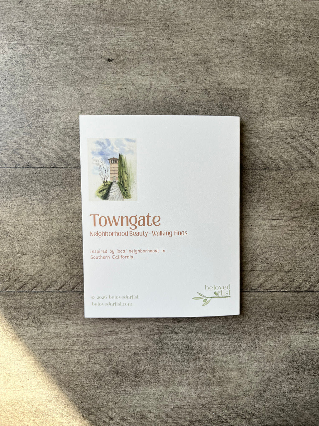 Towngate | Greeting Card