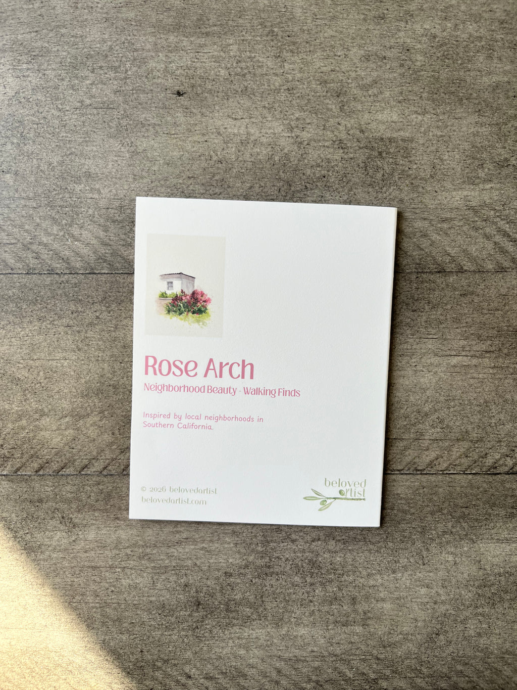 Rose Arch | Greeting Card