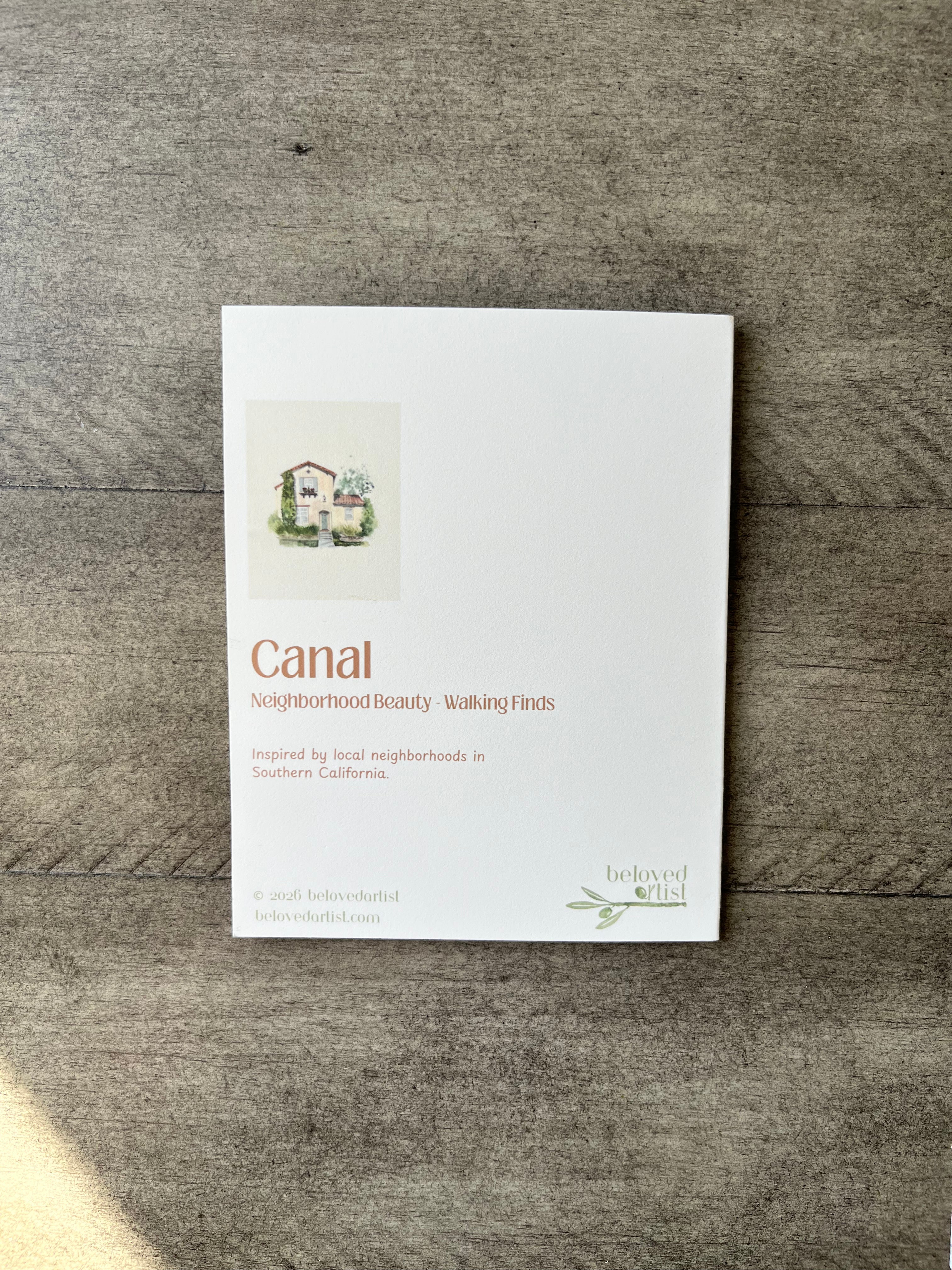 Canal | Greeting Card