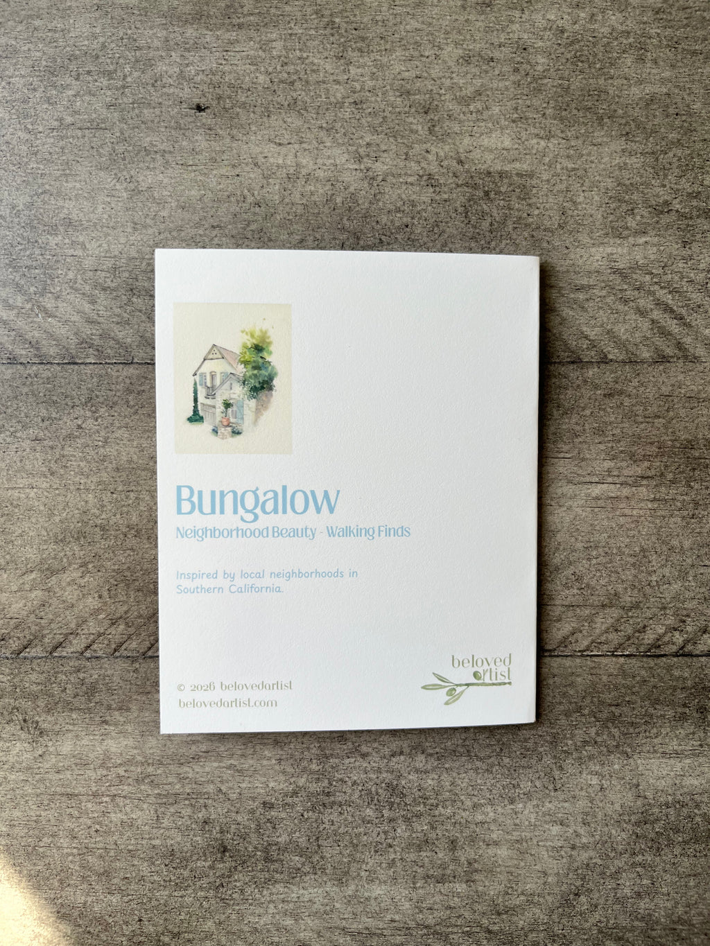Bungalow | Greeting Card