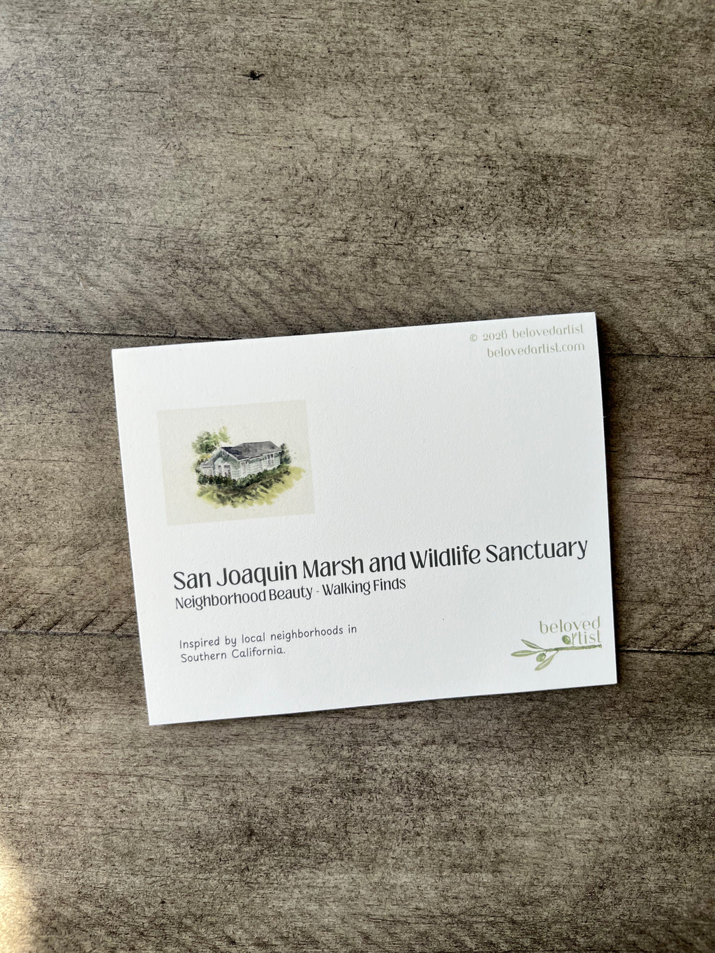 San Joaquin Marsh and Wildlife Sanctuary | Greeting Card