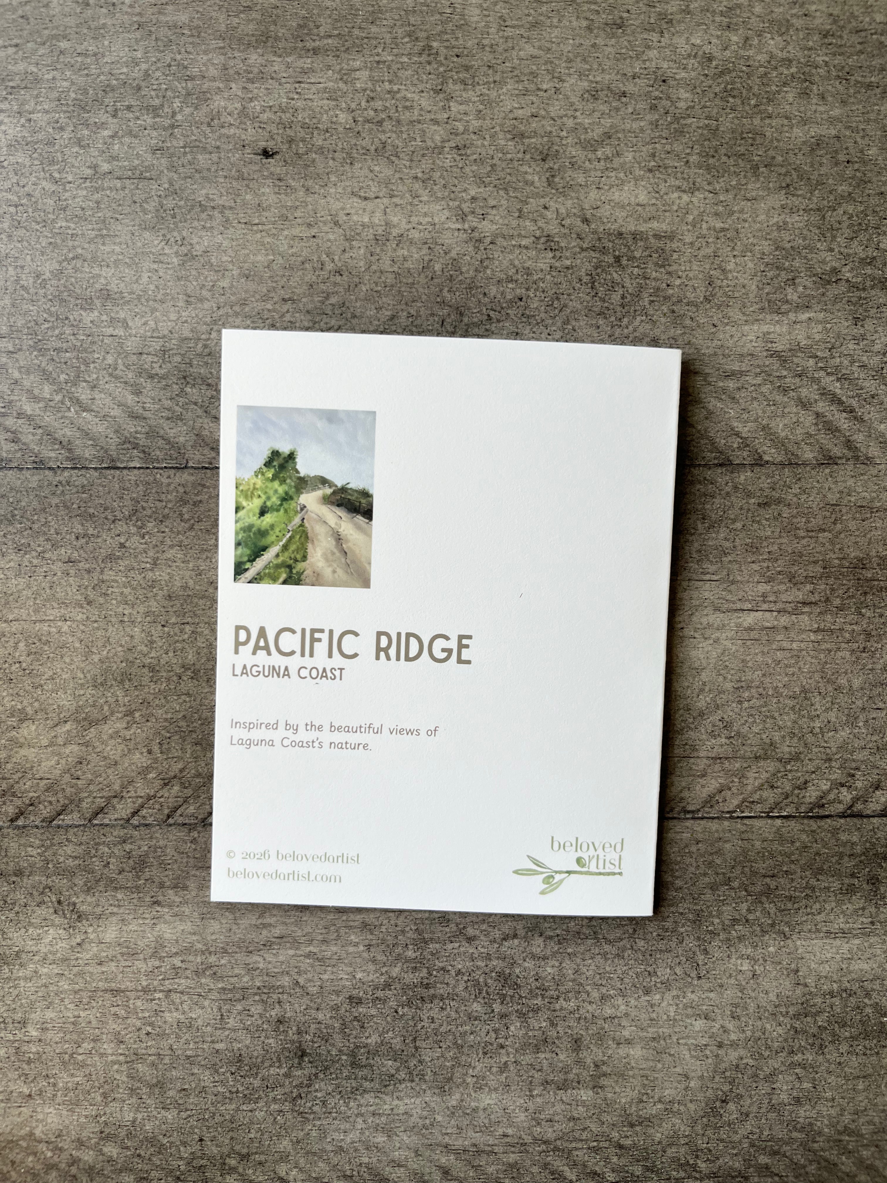 Pacific Ridge | Greeting Card