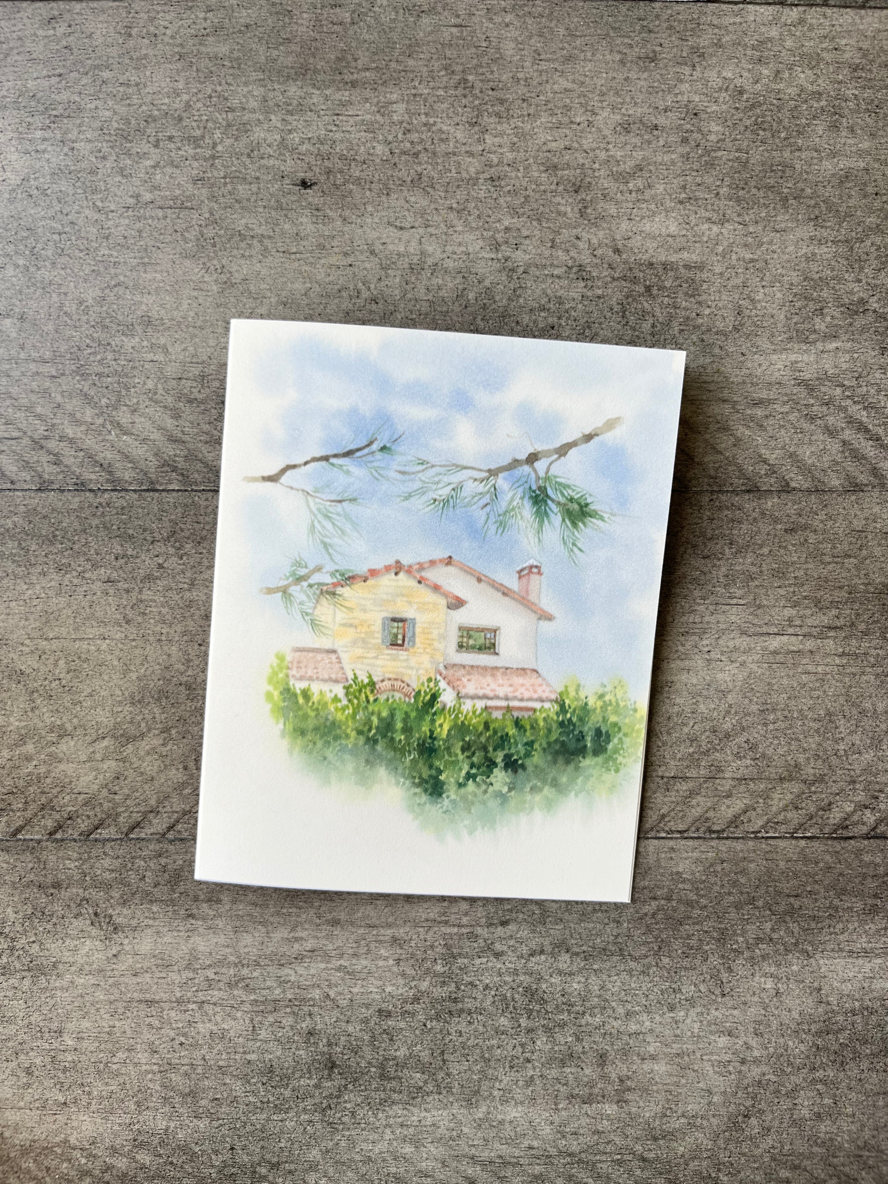 Newport Coast Cypress | Greeting Card