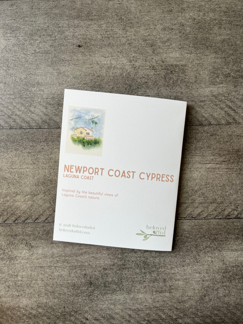 Newport Coast Cypress | Greeting Card