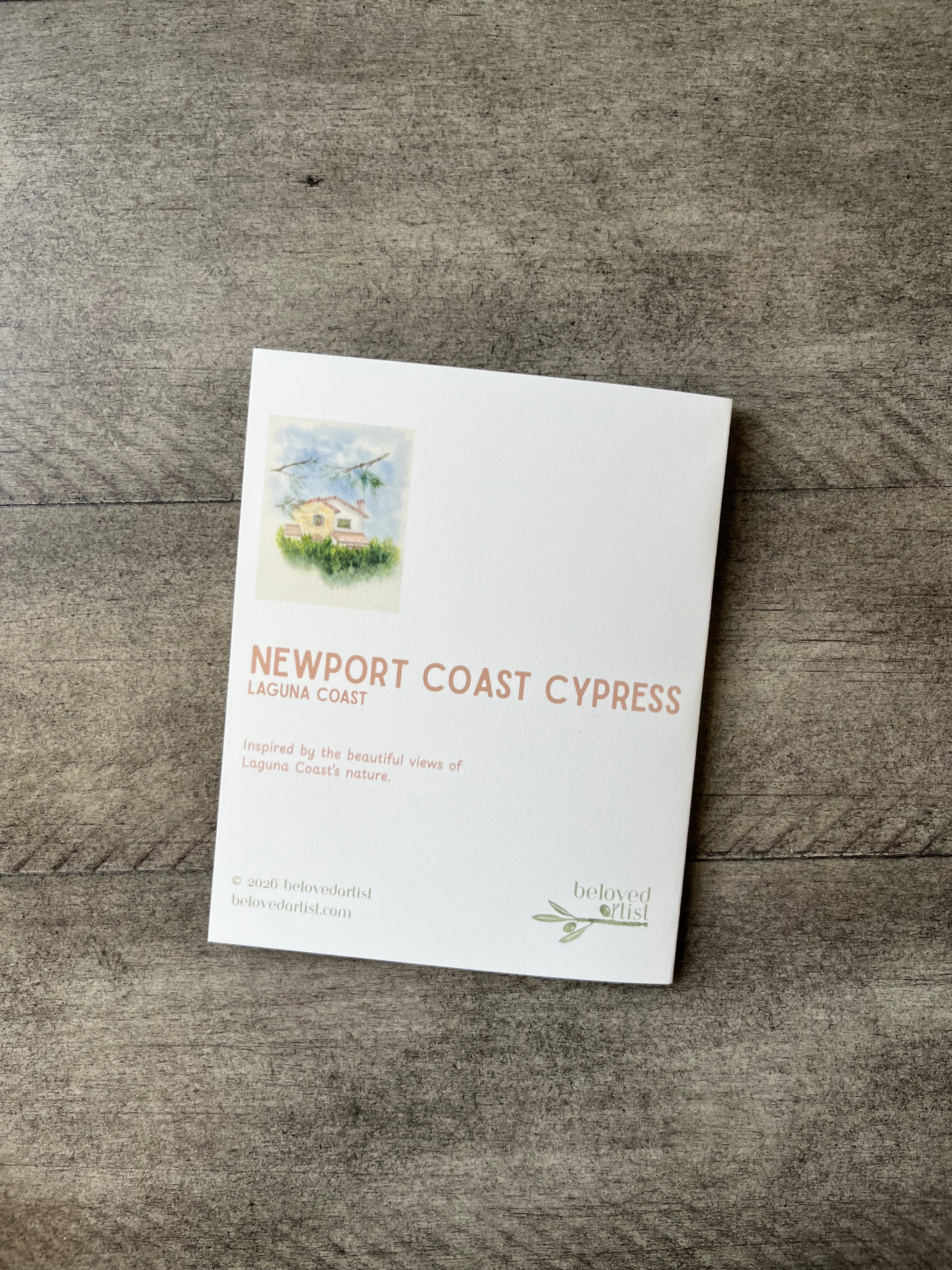 Newport Coast Cypress | Greeting Card