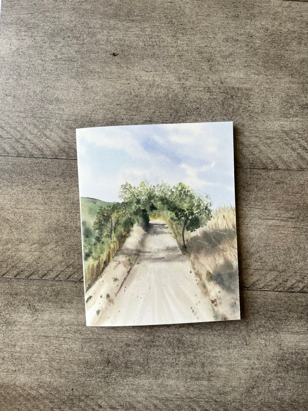 Mountain Hiking Trail | Greeting Card