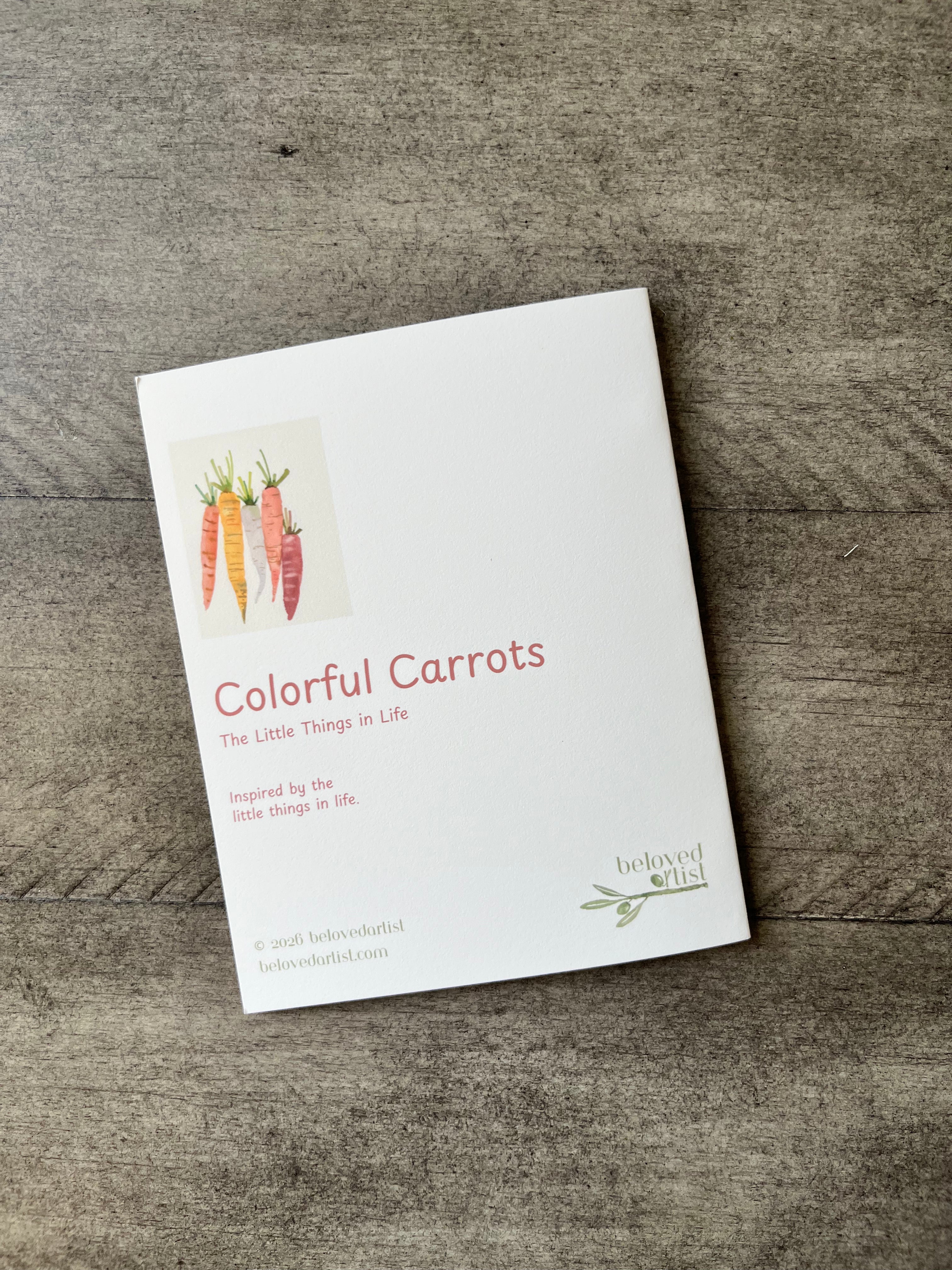 Colorful Carrots | Greeting Card