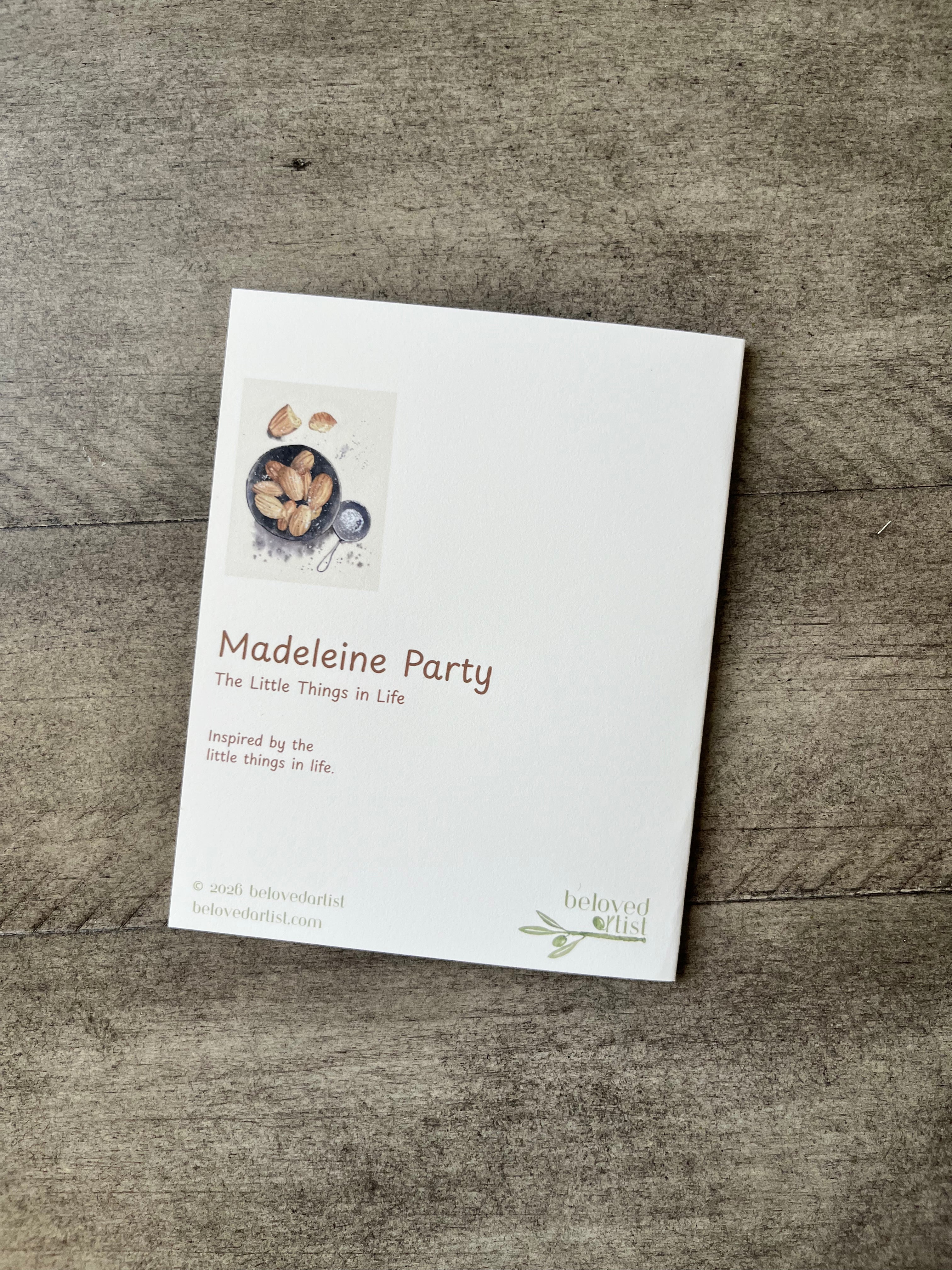 Madeleine Party | Greeting Card