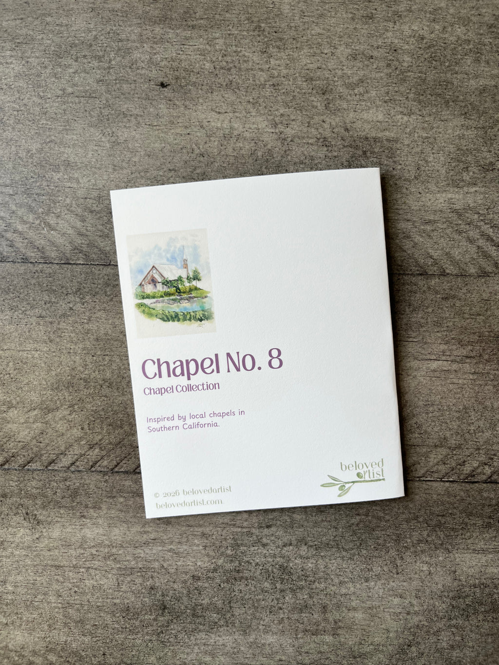 Chapel No. 8 | Greeting Card