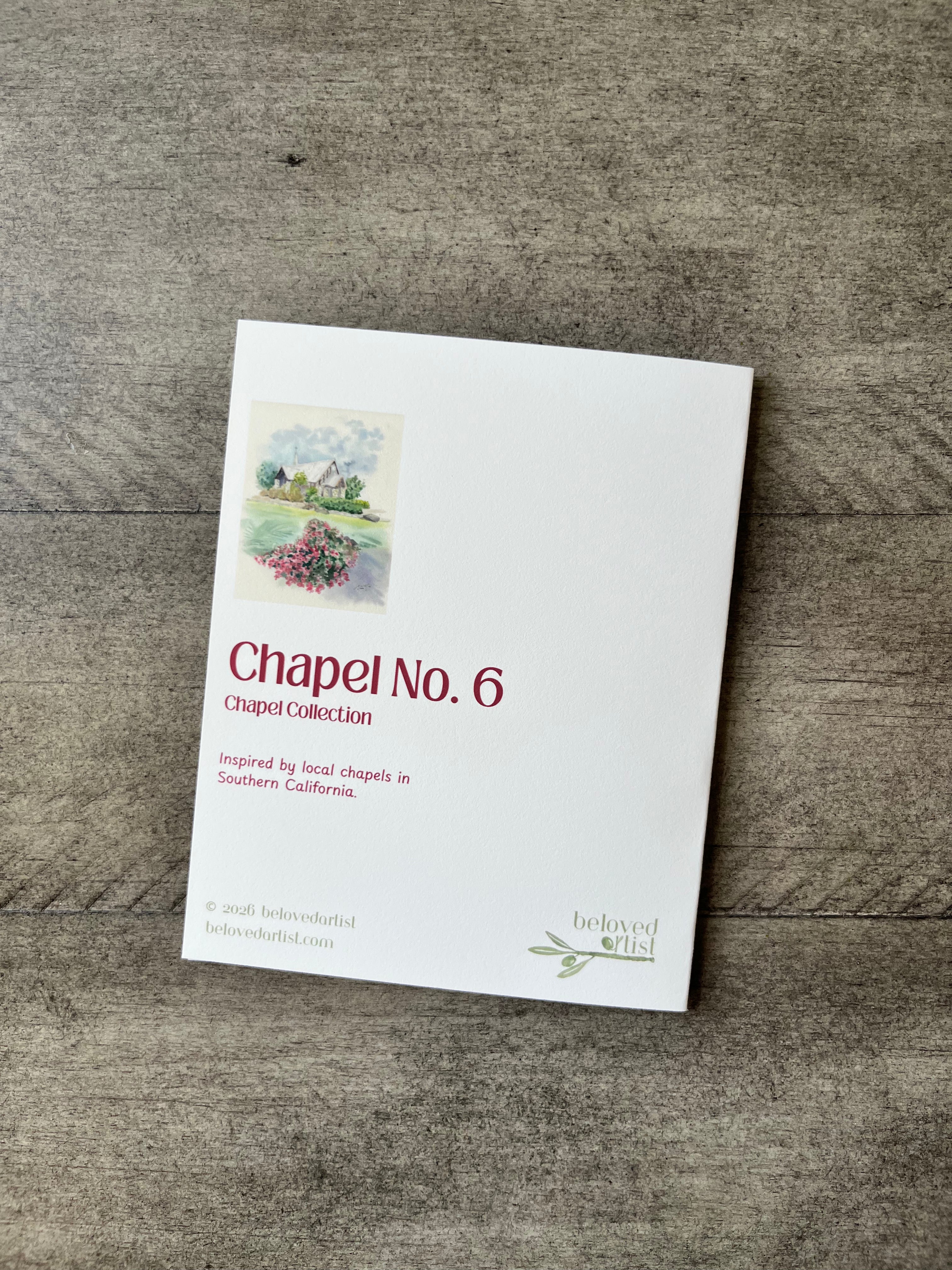 Chapel No. 6 | Greeting Card