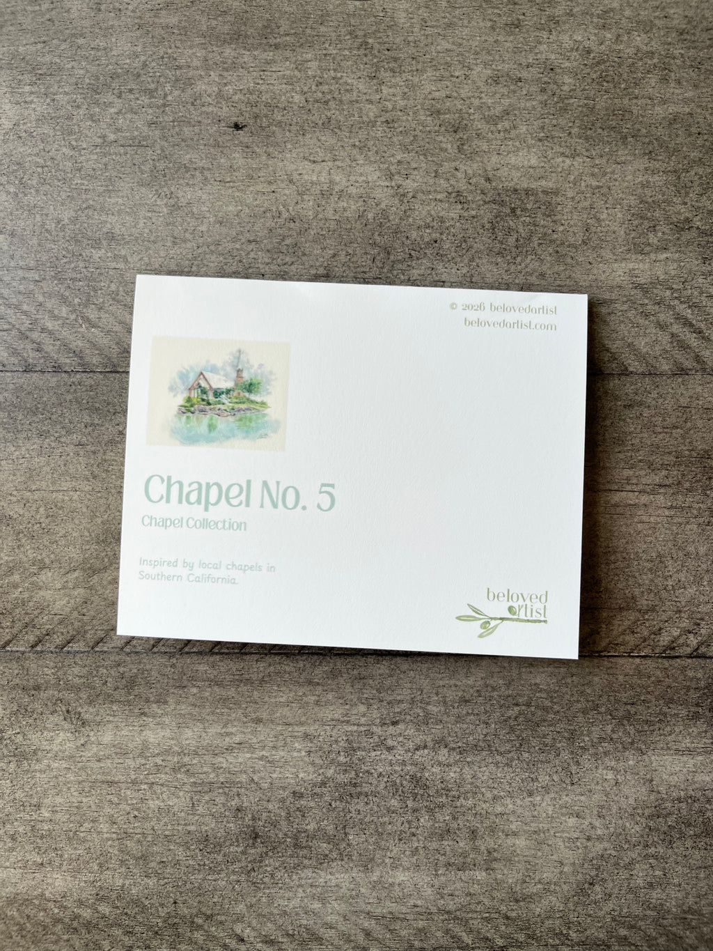 Chapel No. 5 | Greeting Card