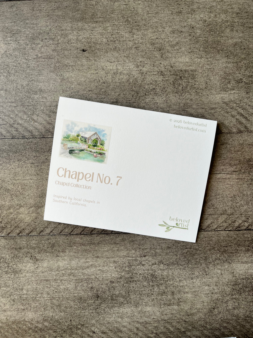 Chapel No. 7 | Greeting Card