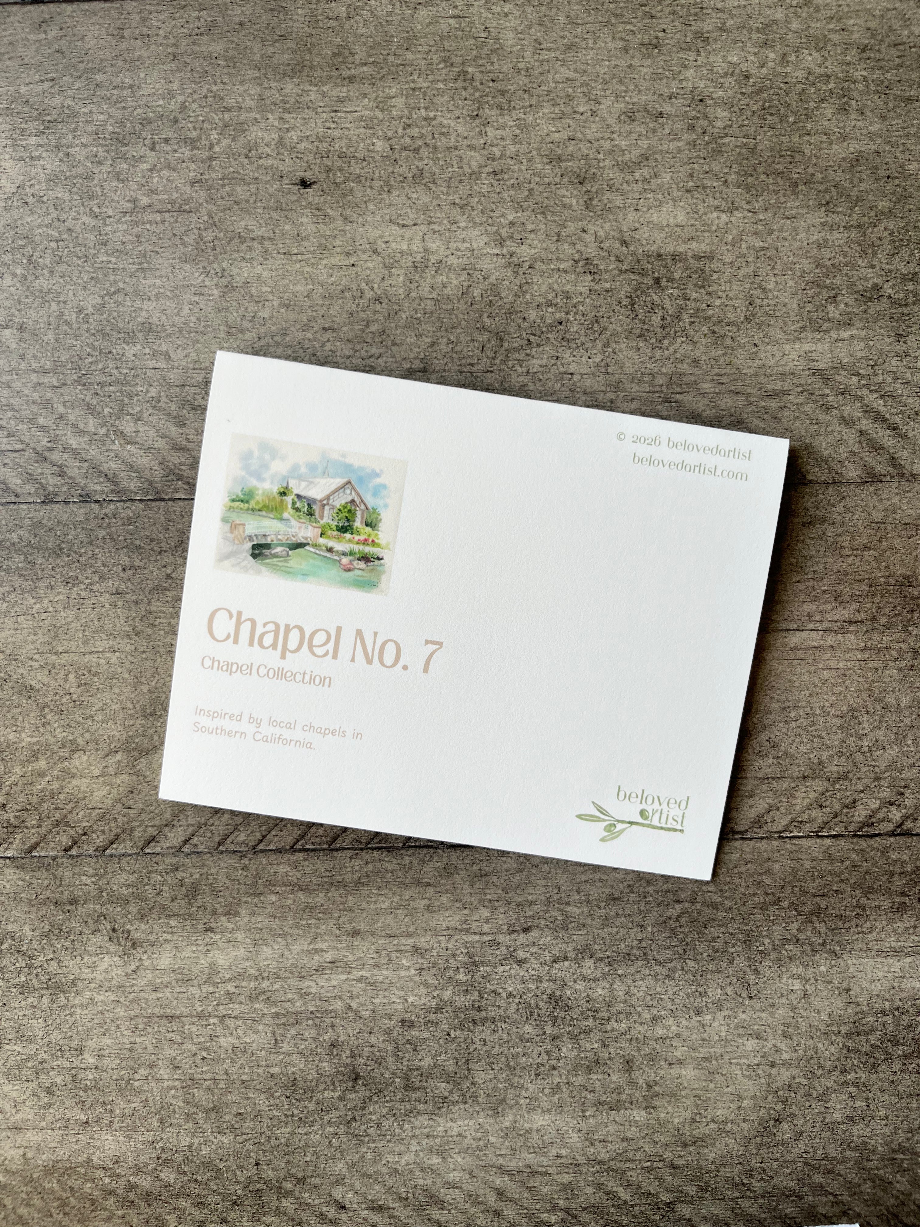 Chapel No. 7 | Greeting Card