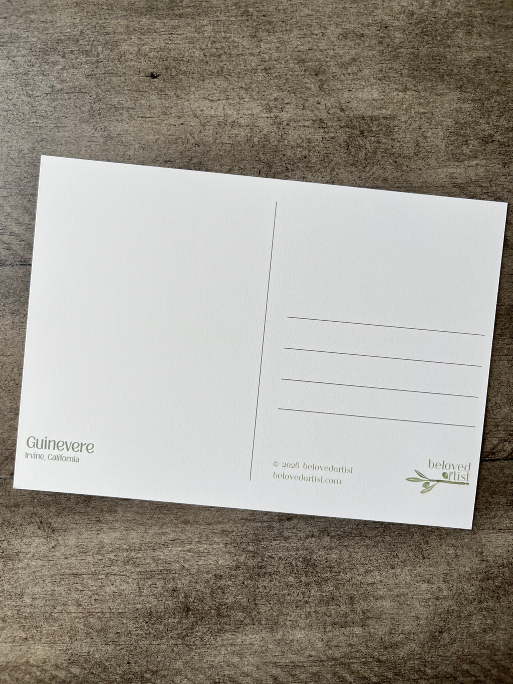 Guinevere | Postcard